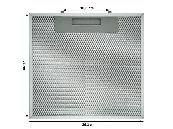 Filtro antigrasso in metallo cappa aspirante Faber Roblin 133.0018.458