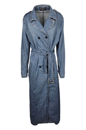Atelier Cigala's Giacconi Denim chiaro da donna
