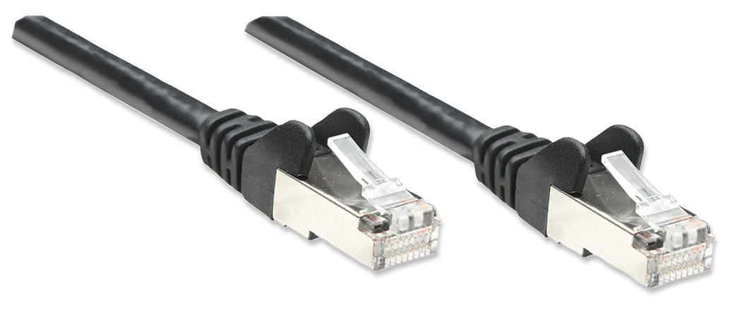 Cavo di rete Patch in Rame Schermato Cat. 5e Nero F/UTP 15 m