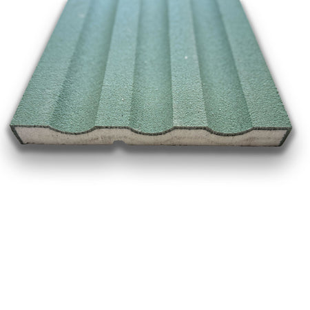 €11,99ml *** STOCK ***. Pacco da 38ml di cornice decorativa in XPS Resinata per esterno 25X3X200cm  PD137 - Eternal Parquet