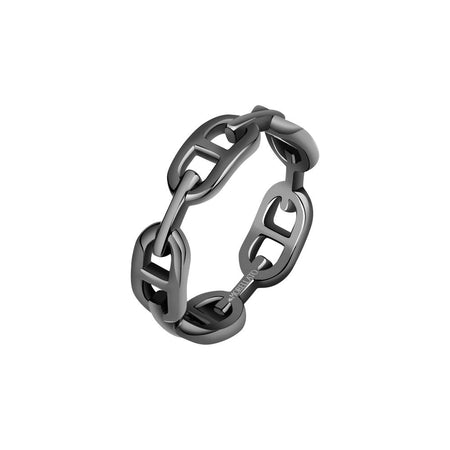 Anello MORELLATO uomo Catene acciaio brunito