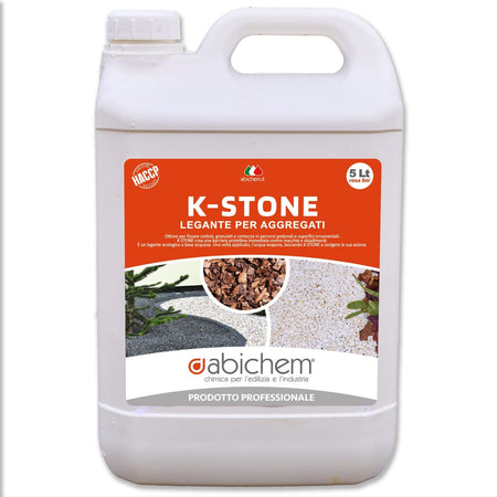 Stabilizzatore Ghiaia Giardino - Legante Per Sassi Bianchi Ciottoli Corteccia 5L