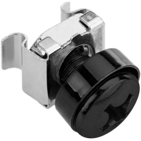 Kit Set 4 Viti 4 Dadi e 4 Rondelle per Montaggio Rack Nero