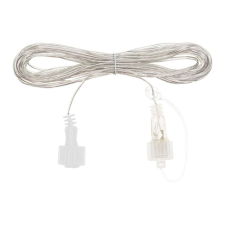 Prolunga di collegamento Smart Connect, 5 mt cavo trasparente per cascate e decorazioni luminose
