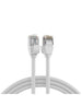 Cavo di Rete Patch in Rame Cat.6A U/FTP TPE 4mm Ultraflex Bianco 0,15m