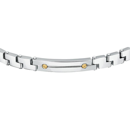 Bracciale MORELLATO uomo Gold acciaio / oro 18k