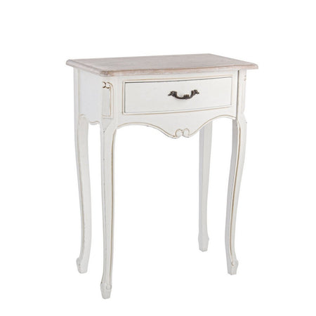 Consolle "Justine" struttura in legno paulownia pannelli in MDF per interni