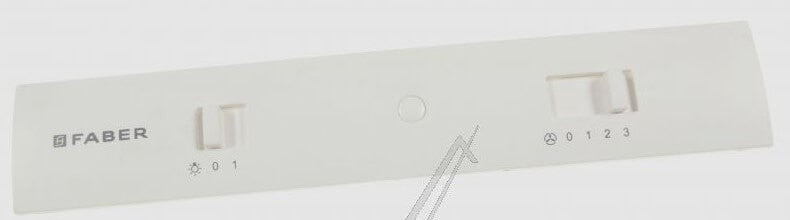 Slider cruscotto bianco cappa 3 velocità e luce Faber 133.0058.381