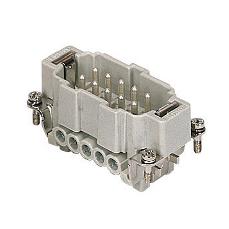 Inserto maschio Ilme cnem 10 T 10 poli + PE 16A 500 V dimensione "57.27"