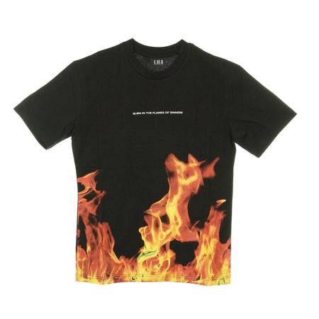 IHS Maglietta Uomo Flames Black da uomo