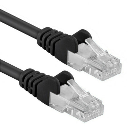 Cavo di rete Patch in Rame Cat. 6 Nero UTP 10 m