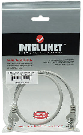 Cavo di rete Patch CCA Cat. 5e Grigio UTP 0,5 mt