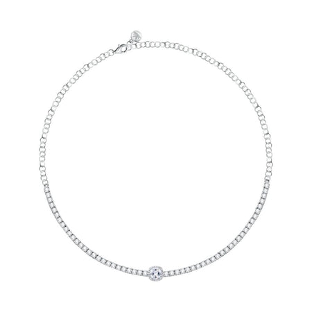 Collana MORELLATO donna Tesori Tennis argento 925 - cristalli bianchi