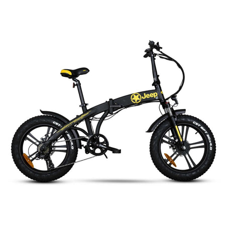 Jeep E-BIKES fat FR 7020 20" 250W Nero - Bicicletta Elettrica Pieghevole ad Alte Prestazioni