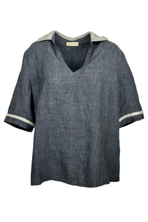 Purotatto Camicie Antracite/beige da donna