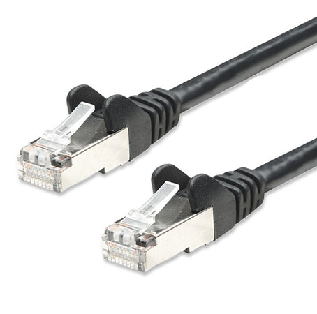 Cavo di rete Patch in Rame Schermato Cat. 5e Nero F/UTP 10 m