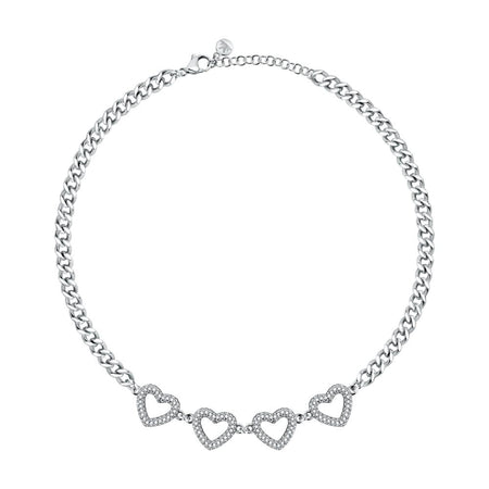 Collana MORELLATO donna Bagliori acciaio / cristalli bianchi