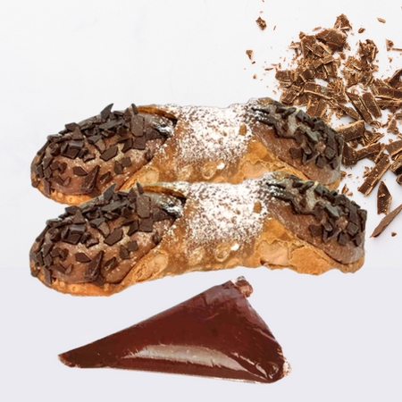 Kit cannoli siciliani crema al cioccolato