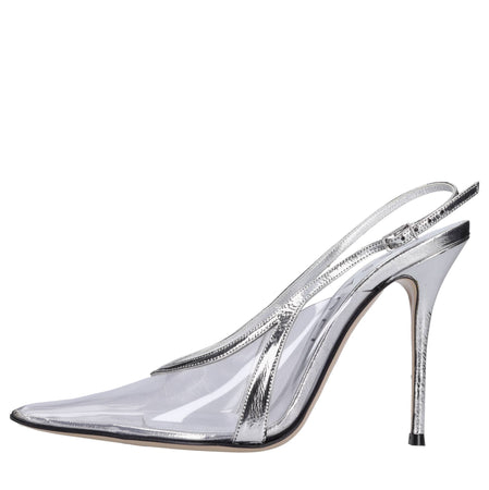 Casadei Scarpe con Tacco Argento da donna