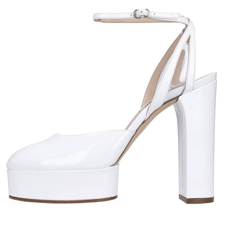 Casadei Scarpe con Tacco Bianco da donna