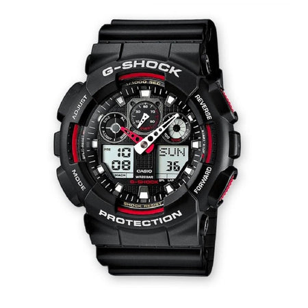 Orologio CASIO G-SHOCK multi funzione nero / rosso