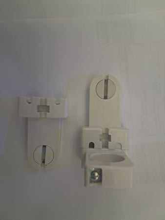 Portalampada per fluorescenti lineari + Porta starter T8/T10/T12