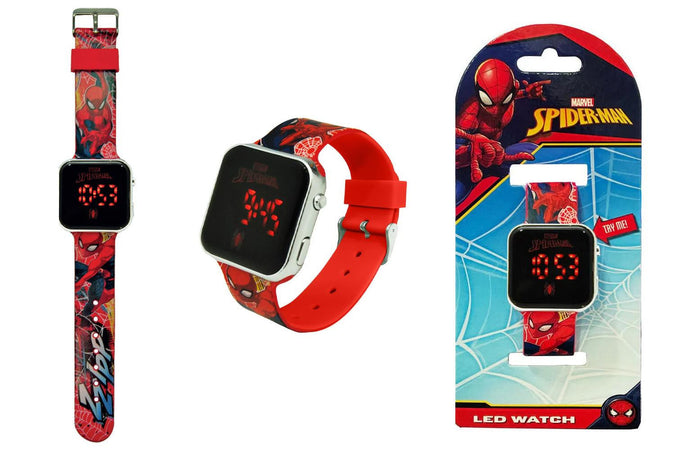 Spider-Man Orologio Led Assortito