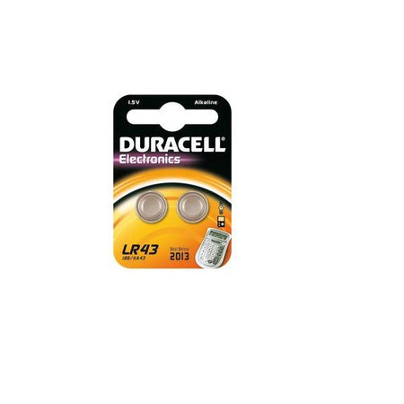 DURACELL LR43 BLISTER 2 BATTERIE - master carton da 10 blister
