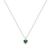 Pendente MORELLATO donna Tesori arg. 925 - cuore smeraldo