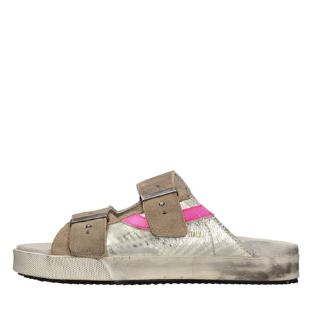 HIDNANDER Sandali Oro da donna