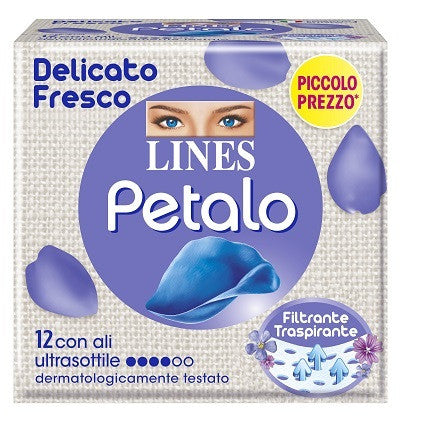 Lines petalo blu c ali 12pz