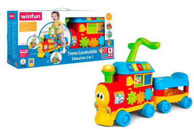 Treno Cavalcabile Educativo 3in1