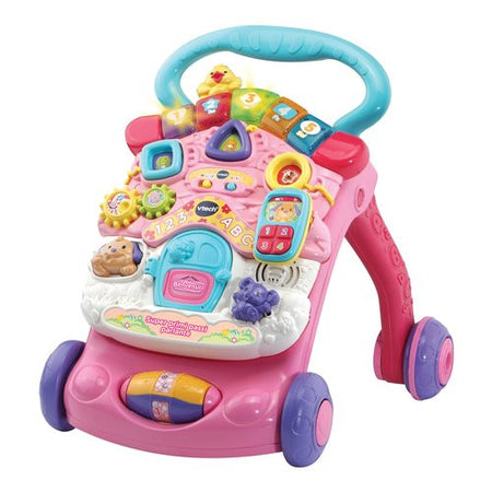 Primipassi Parlante 2 in 1 VTech Electronics 505659 BABY Rosa