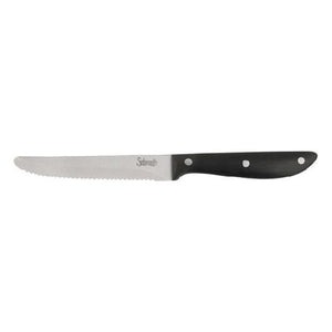 Coltello Salvinelli CTFBI BISTROT Manico rivettato Acciaio e Nero