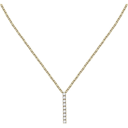 Collana MORELLATO donna Scintille cristalli rodiato / oro