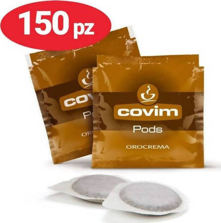 150 cialde grandi miscela OROCREMA Covim Pods Caffè in cialde grandi 44 mm ESE 150 pz capsule caffè Non solo caffè online - Albano Laziale, Commerciovirtuoso.it
