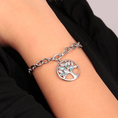 Bracciale MORELLATO donna Vita acciaio / pietre azzurre