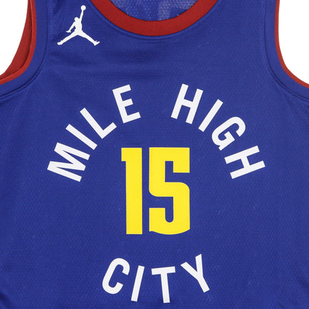 JORDAN NBA Canotta Basket Uomo Nba Swingman Jersey Jordan Statement Edition 2020 No 15 Nikola Jokic Dennug Rush Blue/team Crimson da uomo