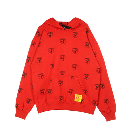 IUTER Felpa Cappuccio Uomo Abarth Scorpio Red da uomo