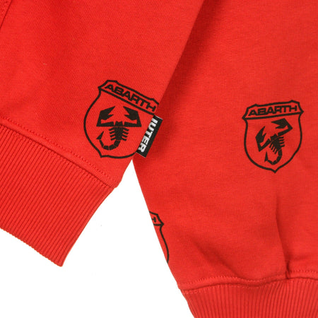 IUTER Felpa Cappuccio Uomo Abarth Scorpio Red da uomo