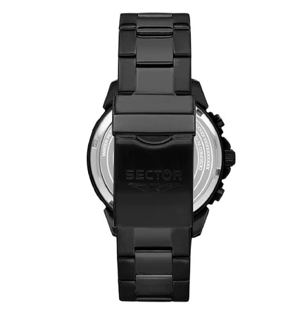 Orologio SECTOR uomo 450 datario acciaio total black