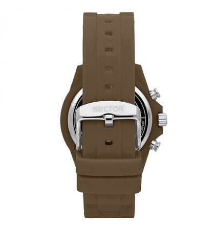 Orologio SECTOR uomo Diver 42 mm multi gomma marrone / nero
