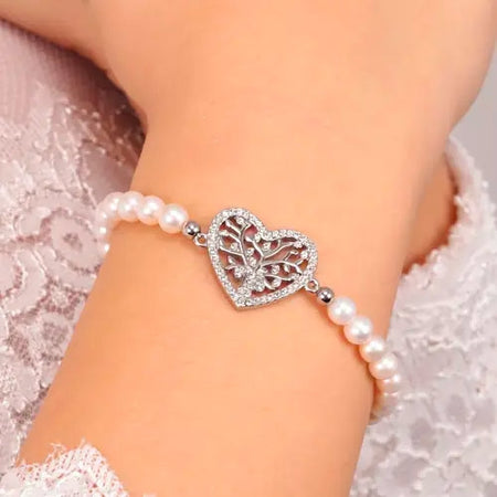 Bracciale MORELLATO donna Gioia verde perle / albero della vita
