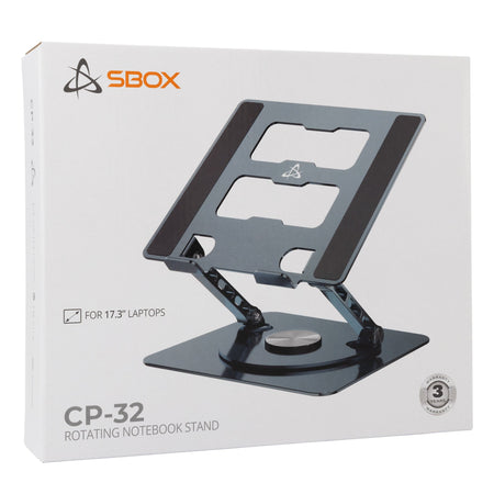 Supporto per Notebook 10-17,3'' Rotazione 360° Alluminio