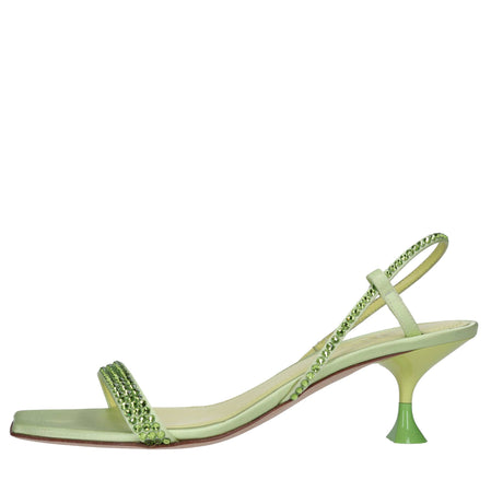 3JUIN Sandali Verde da donna