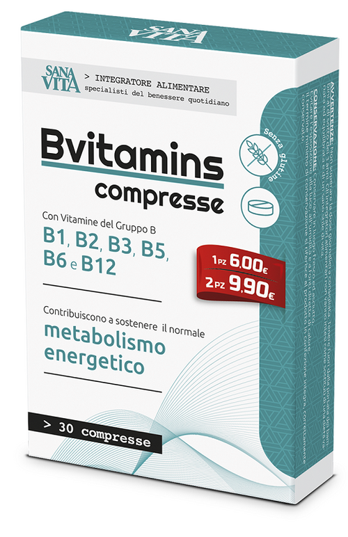 Sanavita b-vitamins 30cpr