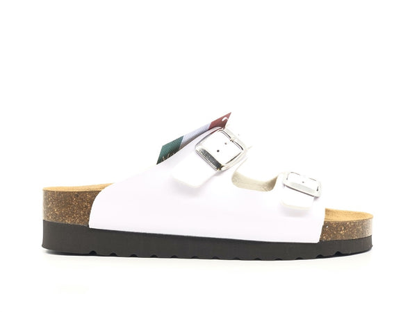 GRUNLAND Ciabatte donna HOLA CB2445 bianco