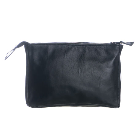 Checco - Pochette da Uomo Nera In Vera Pelle