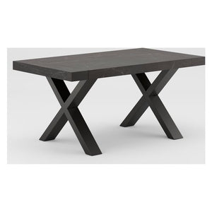 Tavolo Living Design ARUBA Nero e Marmo nero