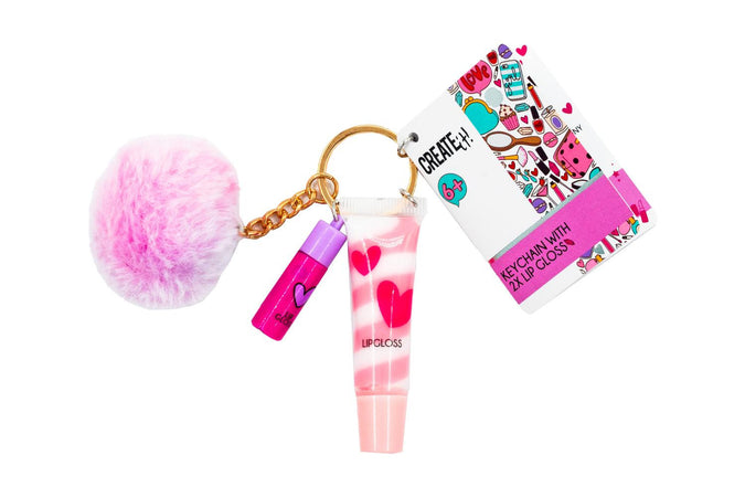 Create it Set 3 Lipgloss con Portachiavi